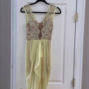 Sheer maxi dress